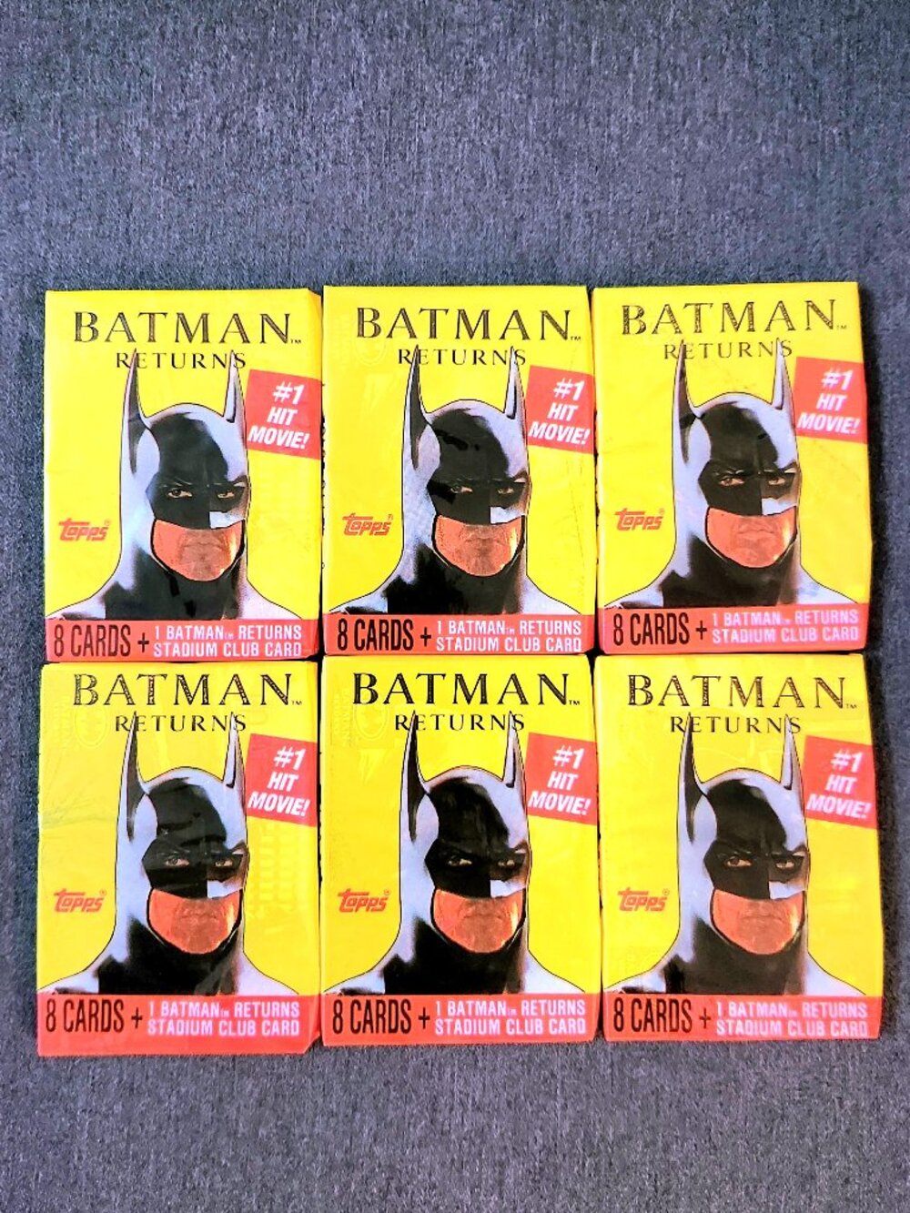 Sealed Packs Batman Returns Cards